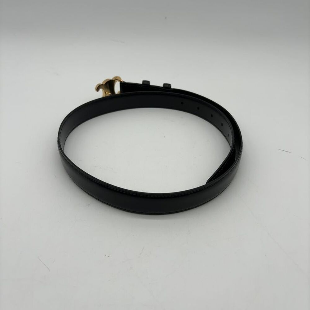 CELINE 25mm Belt w/iconic Triomphe Buckle - Picture 4 of 5